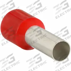 PANDUIT Wire Ferrule: 8 AWG Max Wire Size, Holds 1 Wire, Red, Polypropylene, 0.2 in Ferrule Dia (MPN FSD83-12-C). Key specifications — Brand: PANDUIT.