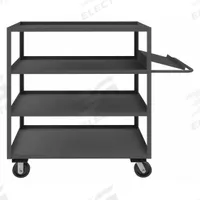 APPROVED VENDOR Utility Cart: 3,000 lb, 4 Shelves, 63 in L x 31 in W x 38 in H Overall Dim, Flat (MPN OPC-244860-4-6PH-95). Key specifications — Caster Wheel/Tread Material: Phenolic; Brand: APPROVED VENDOR; Caster/Wheel Configuration: (2) Swivel.