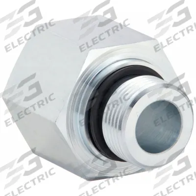 PARKER Metal Pipe Straight: Straight, Steel, 3/8 in x 3/4 in - Hydraulic Threaded Extreme-Pressure Pipe Fittings