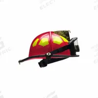 BULLARD Fire Helmet: Red, Fiberglass, Chin Strap, 6 Point Sure Lock® Ratchet Headband with Brow Pad (MPN UL6RD6LGIZ2). Key specifications — Color: Red; Chin Strap: Yes; Brand: BULLARD; Shell Material: Fiberglass; Suspension: 6 Point Sure Lock® Ratchet Headband with Brow Pad.