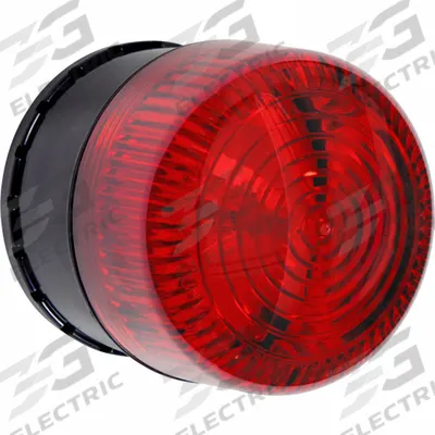 SAFETY TECHNOLOGY INTERNATIONAL Alert Siren: 9 to 24V DC, 3 23/32 in Overall Lg, LED - Siren Alarms with Strobe Light