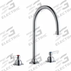 ELKAY Handle-Operated Faucet: Elkay®, Brass, Centerset, Deck, 3 Mounting Holes, 1.5 gpm Flow Rate (MPN LK800GN08L2). Key specifications — Series: Elkay®; Brand: ELKAY.