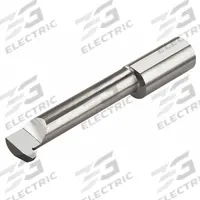 MICRO 100 Threading Tool: 1/2 in Shank Dia., Bright (Uncoated), 0.2400 in Center to Cutting Tip (MPN IAT-750-10)