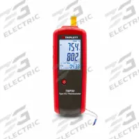 TRIPLETT Thermocouple Thermometer: For Type J/Type K Thermocouple Type, 1 Channels (MPN TMP50). Key specifications — Testing Functions: Average Temperature; Accuracy: ±0.05 % + 3.6 °F/2 °C Below -148 °F; Brand: TRIPLETT.