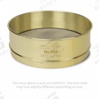 ADVANTECH Standard Stainless Steel Cloth Test Sieve: Stainless Steel, 12 in Outside Dia, 4 1/4 in Ht (MPN 20BS12F). Key specifications — Screen Material: Stainless Steel; Brand: ADVANTECH; Frame Material: Brass; Standards: ASTM E11; US Standard Screen Size: #20.