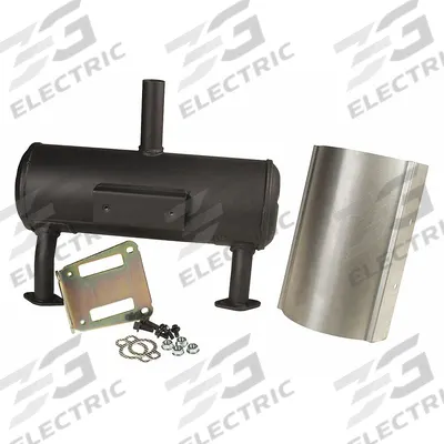 KOHLER Canister Muffler Kit: Compatible Mfr No. 730/740/750/CH25/LH640-755 - Kohler Engine Parts