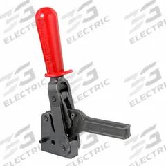 DE-STA-CO Vertical Hold-Down Clamp: Std Vertical Handle, Solid Base Mounting, 3.76 in Arm Lg, Std (MPN 5910-B). Key specifications — Brand: DE-STA-CO.