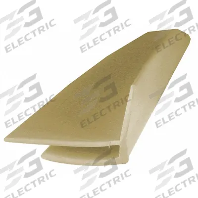 PAWLING Corner Cover: PVC, Outside Corner, 8 ft Panel Size, Tan, 0.025 in Thick - PVC Wall Panels & Coverings Trim