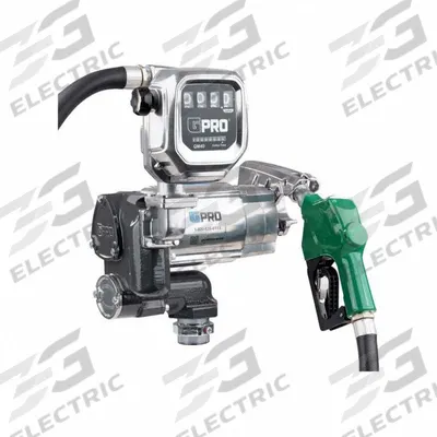 GPI Electric Drum Pump: 35 gpm Max. Flow Rate, 120/240 V AC, 1 hp HP, Pump with Meter - Metered Bung-Mount AC-Powered Fuel Transfer Pumps