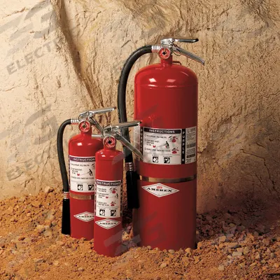 AMEREX Fire Extinguisher: 5 lb Extinguisher Capacity, 30B:C - Class BC Fire Extinguishers