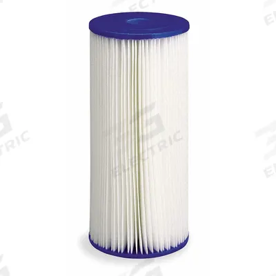 PENTAIR/PENTEK Water Filter Cartridge: 50 micron, Pleated, 10 gpm - Pleated Water Filter Cartridges
