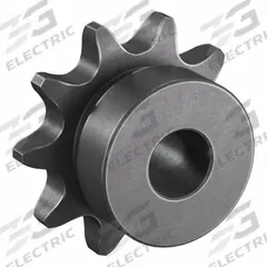 TRITAN Roller Chain Sprocket: One-Sided Hub, For Single Strands, 41, 10 Teeth, 1.618 in Pitch Dia (MPN 41B10H X 1/2 MPB). Key specifications — Brand: TRITAN.