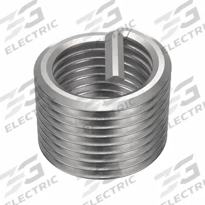 APPROVED VENDOR Helical Insert: Tanged Tang Style, Free-Running, 9/16"-18 Thread Size, Plain - Free-Running Tanged Helical Inserts