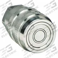 PARKER Hydraulic Quick Connect Hose Coupling: 1 in Coupling Size, 316 Stainless Steel, Fluorocarbon (MPN S71-3C16-16EFV). Key specifications — Seal Material: Fluorocarbon; Body Material: 316 Stainless Steel; Brand: PARKER.