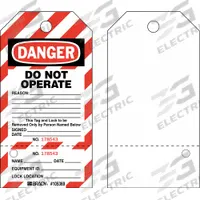 BRADY Danger Tag: Danger, Do Not Operate, Paper, Write-On Surface, English, Danger, Tag, Paper (MPN WKT3)