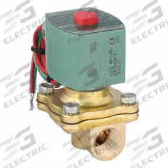 REDHAT Solenoid Valve: 2-Way, Normally Closed, 1/2 in Pipe Size, 12V DC, Watertight, High Flow (MPN 8210G094LF 12/DC). Key specifications — Pipe Size: 1/2 in; Voltage: 12V DC; Brand: REDHAT; Coil Enclosure: Watertight.