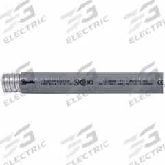 Liquid Tight Conduit: 1 1/2 in Trade Size, Gray, 50 ft Nominal Lg, ATLA (MPN ATLA-15). Key specifications — Conduit Color: Gray; Brand: LIQUATITE; Series: ATLA.
