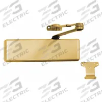 LCN Door Closer: Parallel Mounting Type, Grade 1 - Heavy Duty, Bronze, 10 3/8 in Lg, 2 3/4 in Wd (MPN 4031-HW/PA BRASS). Key specifications — Manufacturer Part Number: 4031-HW/PA BRASS; Brand: LCN; Closer Series: 4031; Location Use: Interior/Exterior; Spring Type: Adjustable; Product Type: Door Closer; Spring Size: 4; Performance Duty Rating: 1.