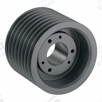 APPROVED VENDOR V-Belt Pulley: 8V1250, 8 Groove, 12.5 in OD, Bushed Bore - Bushed-Bore Cast-Iron Wedge V-Belt Pulleys