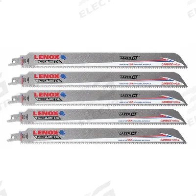 LENOX Reciprocating Saw Blade: 8 Teeth per Inch, 12 in Blade Lg, 0.05 in Blade Thick - Thick-Metal-Cutting Blades