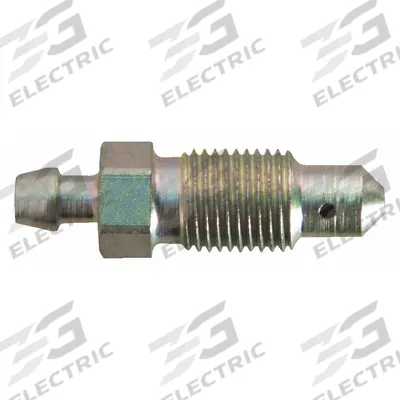 SUR&R Brake Bleeder Screw: Brake Bleeder Screw, M10-1.0 Thread Size, Steel, 5 Pieces - Hydraulic Brake Line Accessories