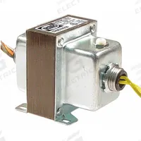 FUNCTIONAL DEVICES INC / RIB Class 2 Transformer: 50 VA Power Rating, 24V AC, Circuit Breaker (MPN TR50VA004). Key specifications — Brand: FUNCTIONAL DEVICES INC / RIB; Connection - Primary: Wire Lead; Connection - Secondary: Wire Lead; Input Voltage: 120V AC; Mounting: Foot; Output Voltage: 24V AC.