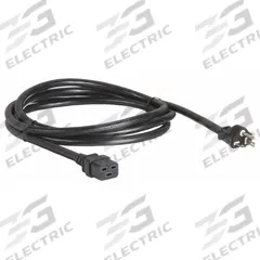 APC BY SCHNEIDER ELECTRIC Power Cord: 8 1/4 ft Lg, 3/12, 5-20P Plug, C19 Receptacle, SJT, Rubber (MPN AP9873). Key specifications — Brand: APC BY SCHNEIDER ELECTRIC; Jacket Material: Rubber.