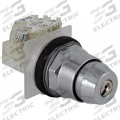 SCHNEIDER ELECTRIC Selector Switch: 2 Position, 30 mm Panel Mounting Size, SPDT, Series 9001K (MPN 9001KS34K1H13). Key specifications — Manufacturer Part Number: 9001KS34K1H13; Brand: SCHNEIDER; Switch Action: Maintained/Momentary; Contact Form: SPDT; Key Removal Position: Left.