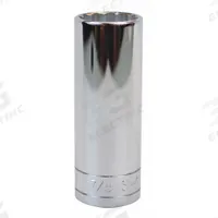 SK PROFESSIONAL TOOLS Socket: SAE, 1/2 in Drive Size, 7/8 in Socket Size, 12-Point, Deep, Chrome (MPN 40828). Key specifications — attr1204417: SK PROFESSIONAL TOOLS; attr1204392: Chrome.