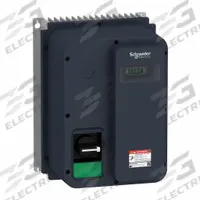 SCHNEIDER Variable Frequency Drive: In Phase Single, Out Phase Single, 3 hp, IP65, No Bypass (MPN ATV320U22M2WS). Key specifications — Style: Compact; Color: Black/Green; Output Phase: Single.