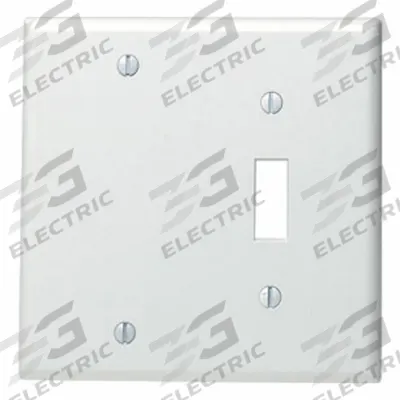 LEVITON Wall Plate: Combo, 2 Gang - Combination Wall Plates