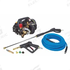 MI-T-M Electric Pressure Washer: Carry, 120 V – Single-Phase, 1,400 psi, 1.5 gpm, 1 1/2 hp (MPN CM-1400-1MEH-M). Key specifications — Pump Drive: Direct; Brand: MI-T-M; Water Intake: Cold Water Only.