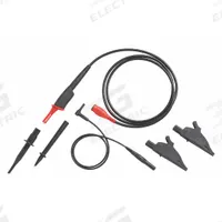 FLUKE Voltage Probe Set: 3.9 ft Cable Lg, CAT III 1000V/CAT IV 600V, 1 pF – 14 pF, Black/Red (MPN VPS421-R). Key specifications — Brand: FLUKE; CAT Safety Rating: CAT IV 600V; Compatible with Manufacturer Model Number: Fluke 190; Compatible with Series: 190 Series; Includes: (2) Alligator Clips; Manufacturer Part Number: VPS421-R.