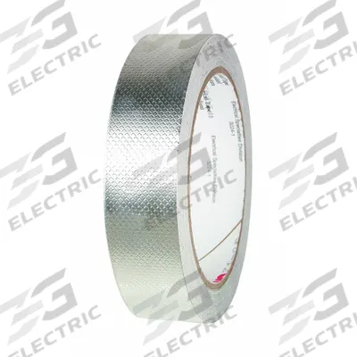 3M Conductive Electrical Tape: 1 in Wd, 18 yd Lg, 4 mil Thick, 600 V Volt Rating - Ultra-Conductive Embossed Foil Electrical Tape