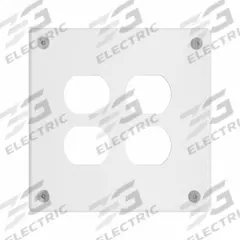 LEGRAND Wall Plate: Duplex Outlet, 2 Gang, White, Jumbo Size (MPN WSP02D1PS). Key specifications — Brand: LEGRAND; Material: Steel; Includes: Torx Security Screws.