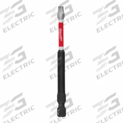 MILWAUKEE Power Bit: Power Bit, T25 Bit Size, Imperial, Torx Head, T25 Bit Industry Size - Impact Torx Bits