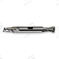 CLEVELAND Square End Mill: Cobalt, Double End, 2 Flute, 3/16" Mill Dia, 7/16" LOC, 3-1/4" OAL (MPN C52153)