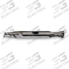 CLEVELAND Square End Mill: Cobalt, Double End, 2 Flute, 3/16" Mill Dia, 7/16" LOC, 3-1/4" OAL (MPN C52153)