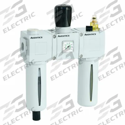 NUMATICS Filter/Regulator/Lubricator Assembly: 3/8 in NPT, 2,190 lpm, 10 bar Max Op Pressure - Numatics Filter, Regulator & Lubricators (FRLs)