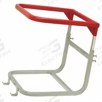 RAYMOND PRODUCTS Table Lift Attachment: 17 in Overall Ht, 250 lb Load Capacity, Steel, Red/Silver (MPN 1600). Key specifications — Compatible Grainger Part Number: 4ADE6; Manufacturer Part Number: 1600; Accessory Type: Desk Lift Attachment; Compatible with Product Type: Mighty King Desk Lifts.