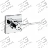KWIKSET Door Lever Lockset: Privacy Lever Locksets, Chrome, ADA Compliant (MPN 300LRL-SQT-26-6AL-RCS). Key specifications — Ligature Resistance: Not Ligature-Resistant; Brand: KWIKSET; Lockset Function ANSI Code: F76; Visual Indicator Message: No Message; Lockset Style: Rose; ADA Compliant: Yes; Finish: Bright Chromium-Plated : Zinc.