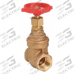 MILWAUKEE VALVE Gate Valve: 3/4 in, Bronze, Non-Rising, FNPT x FNPT, 200 psi Max. Pressure (CWP) (MPN 105-3/4"). Key specifications — Wedge Material: Bronze; Brand: MILWAUKEE VALVE; Bonnet Material: Bronze.
