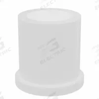 BUNTING BEARINGS Flanged Sleeve Bearing: PTFE, 5/8 in Bore, 7/8 in OD, 1 in Overall Lg, Off-White (MPN BJ7F101408). Key specifications — Brand: BUNTING BEARINGS; Color: Off-White.
