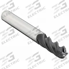 OSG Ball End Mill: Carbide, TiAlN Coated, 4 Flute, 1/4" Mill Dia, 3/4" LOC, 2-1/2" OAL (MPN VG441-2500-BN)
