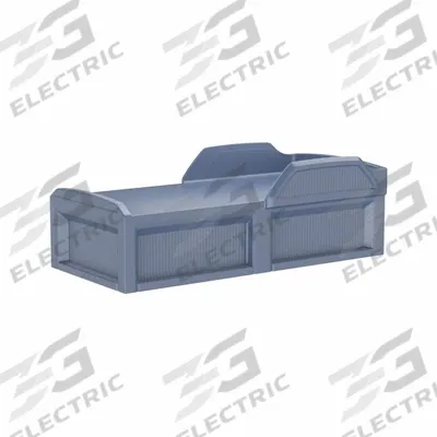 CORTECH Institutional Bed: Midnight Blue, 80 in Overall Lg, 36 in Overall Wd - No Storage Bed Frames