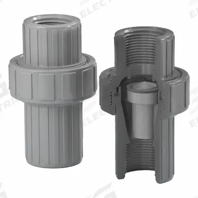 PLAST-O-MATIC Air Release Valve: Haz Liquids, PVC, 1 in Inlet Connection Size, NPT - Air Release Valves