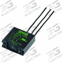 MURRELEKTRONIK Motor Suppressor: VDR 3, Varistor, 7.5 kW Motor Rating, 400 V AC, 200 mm Cable Lg (MPN 23115). Key specifications — Voltage: 400 V AC; Brand: MURRELEKTRONIK; Connection Features: With Self-Securing M4 Cable Forks; Connection Type: Single Core; Frequency: 10 to 400 Hz.