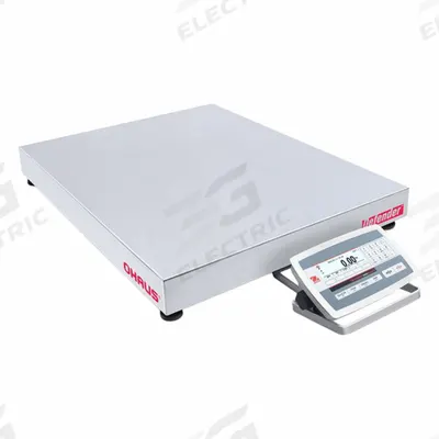 OHAUS Industrial Bench Scale: 24 in x 24 in, IP67/IP68, Front-Mounted - Compact Bench Scales