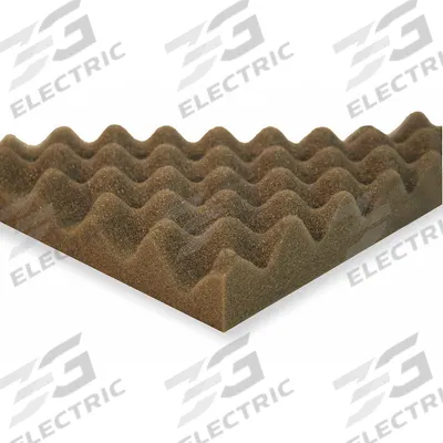 SOUND SEAL Acoustic Foam: 0.7 NRC, Gray, 27 in Overall Lg, 4 1/2 ft Overall Wd - Foam Acoustic Wall Panels