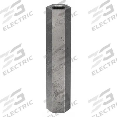 APPROVED VENDOR Standoff: Metric, Female x Female, Hex, Steel, Not Graded, Zinc-Plated - Steel Female x Female Standoffs